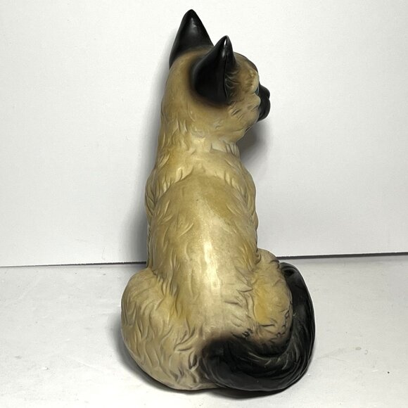 Vintage Mid Century Ceramic Siamese Cat Figurine - Picture 6 of 7